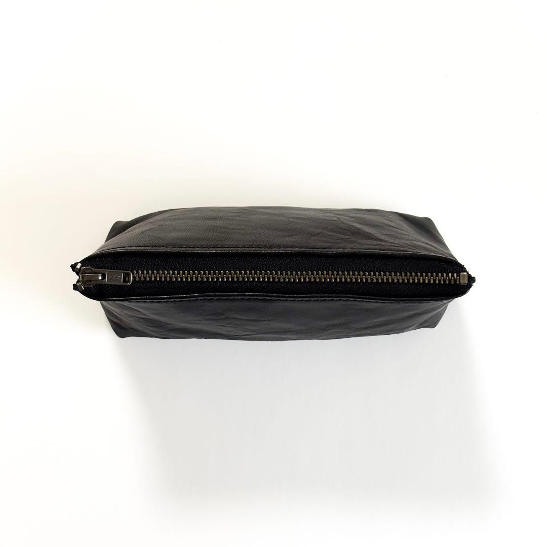 レザークラフト　ハンドメイド　レザーポーチ