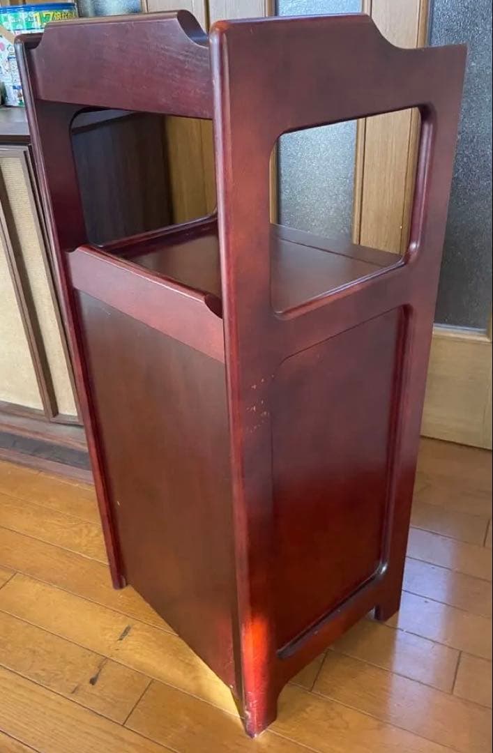 オールドカリモク 電話台 花台 飾り棚 サイドテーブル