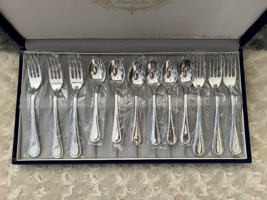 ノリタケ　カトラリーセット　カウンティス　スプーン＆フォークセット　12本セット