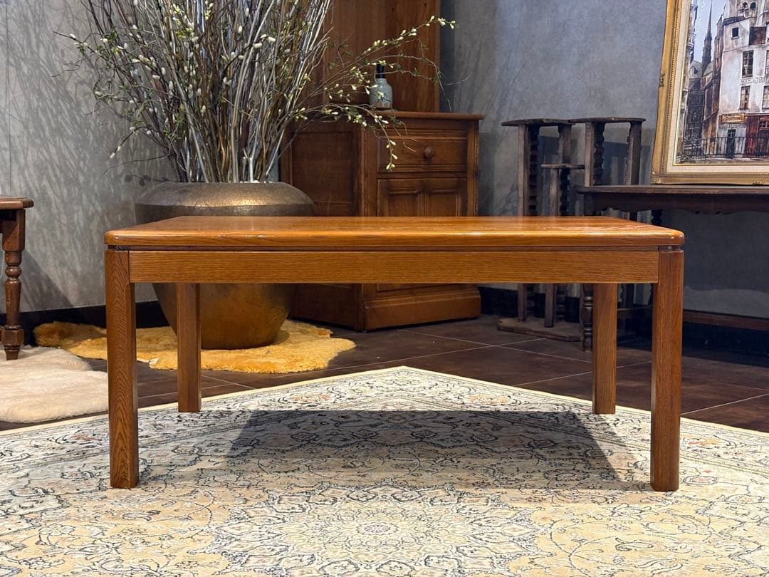 karimoku カリモク ローテーブル センターテーブル アンティーク nZ