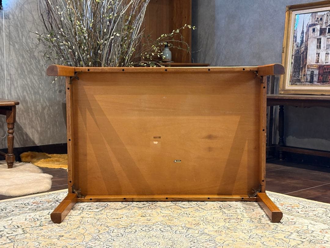 karimoku カリモク ローテーブル センターテーブル アンティーク nZ