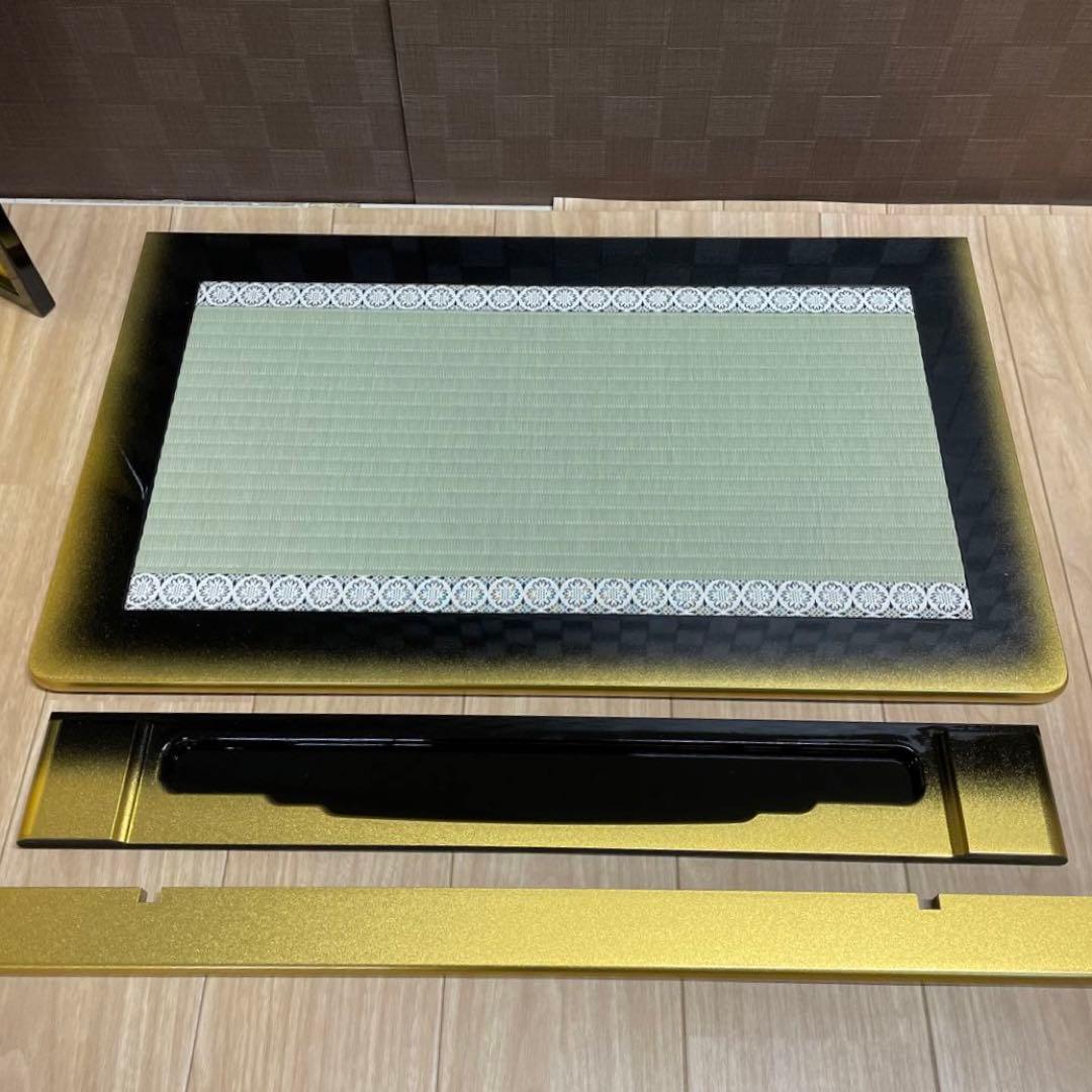 端午の節句　平飾台75号　金ぼかし　屏風