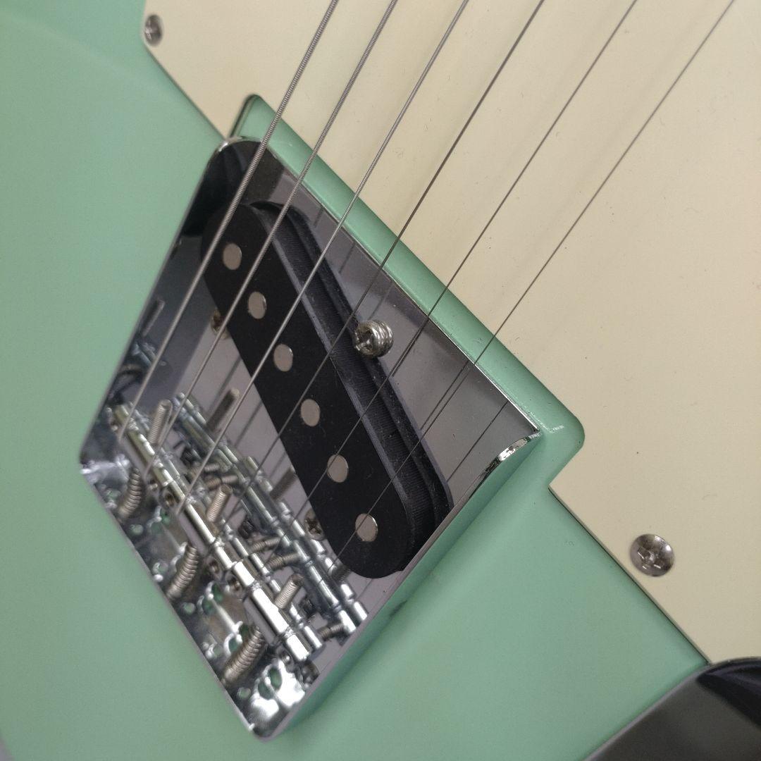 ミントグリーンのテレキャスター