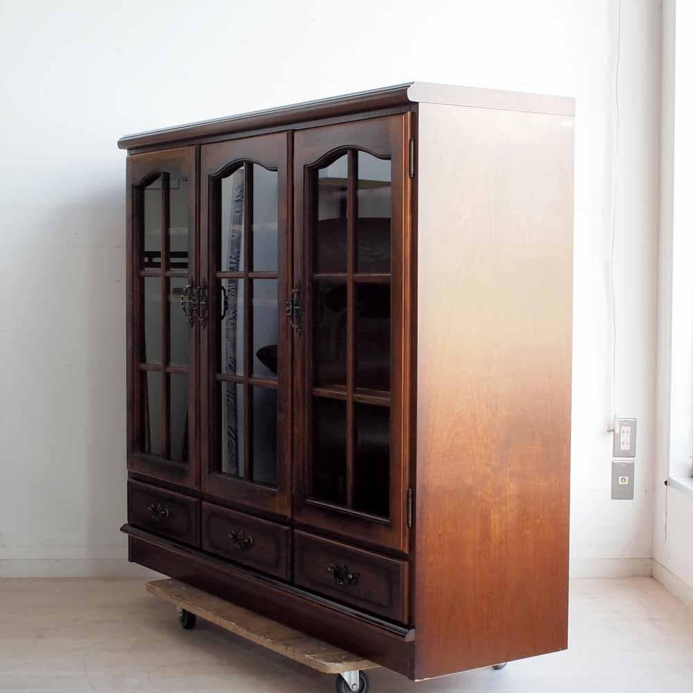 カリモク コロニアル サイドボード ガラスキャビネット ZR24255