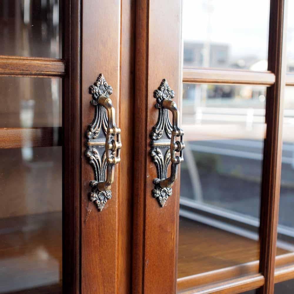 カリモク コロニアル サイドボード ガラスキャビネット ZR24255