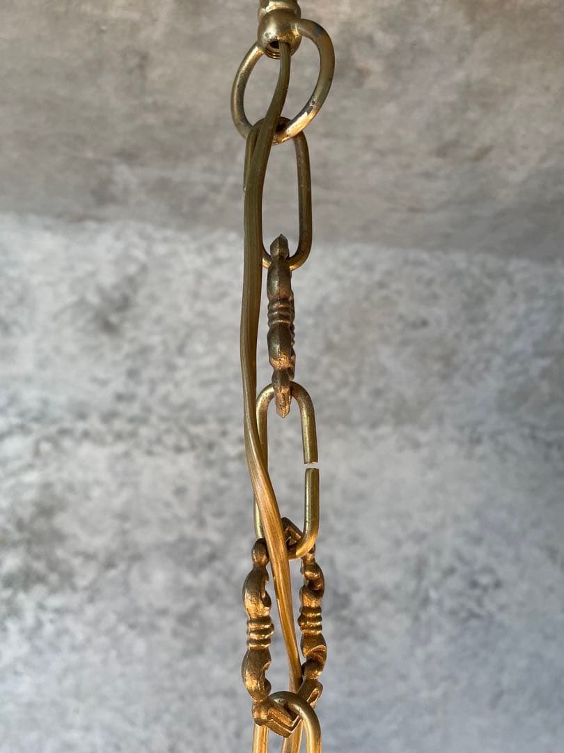 5-7.フランス アンティーク シャンデリア 5灯 キャンドル 吊り下げ