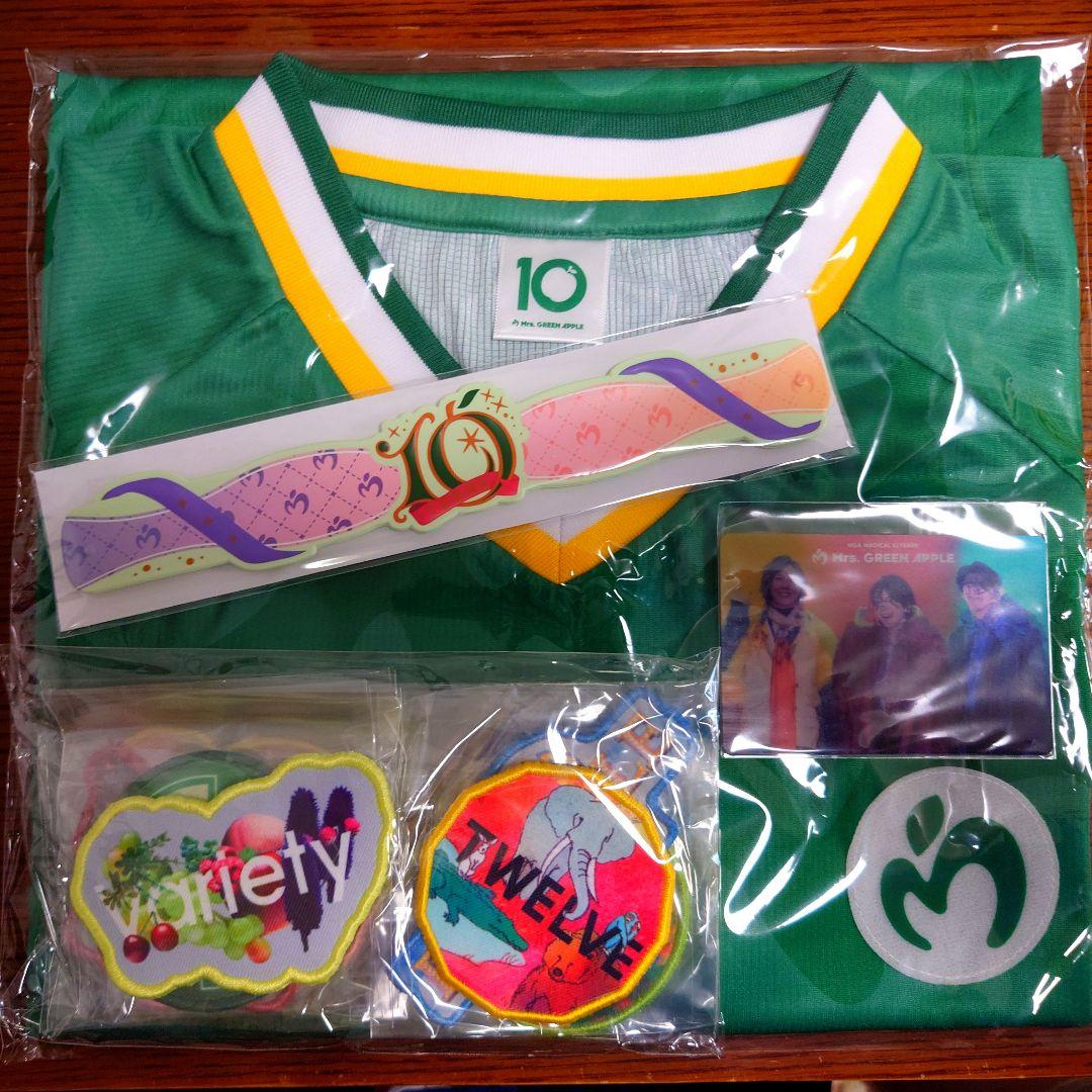 連休限定価格】 Mrs. GREEN APPLE 「10」ゲームシャツ＋グッズ - メルカリ
