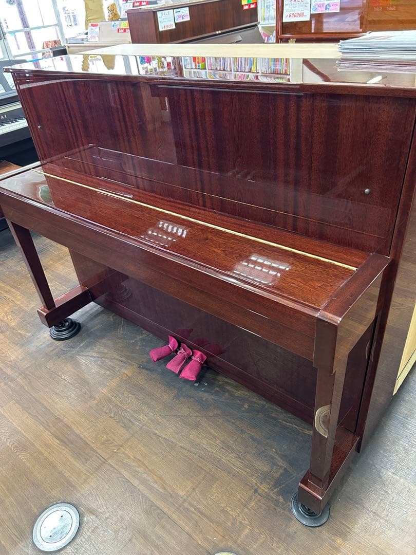 超価格カワイピアノ、CX5H、人気のコンパクトタイプ、高級木目調、1台