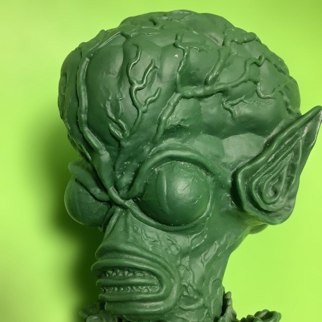 ビリケン商会★ソフビ★ガレージキット★大頭人★ハマハヤオ★暗闇の悪魔★組み立て済