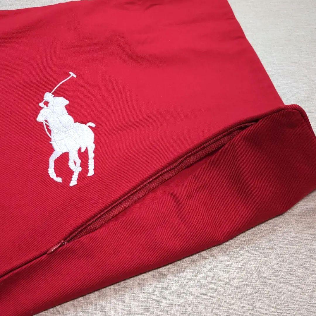 RALPH LAUREN　ラルフローレン　クッションカバー　刺繍ロゴ　未使用品