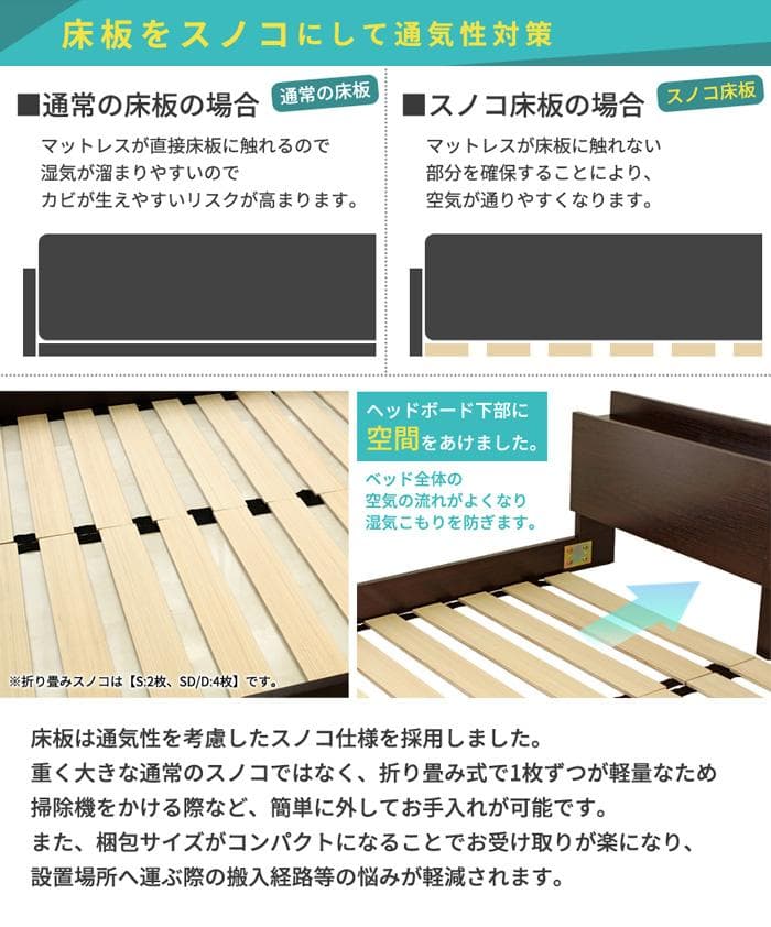 【ブラック　シングル　グレーマットレス付き】便利な宮付きフロアベッド　ローベッド