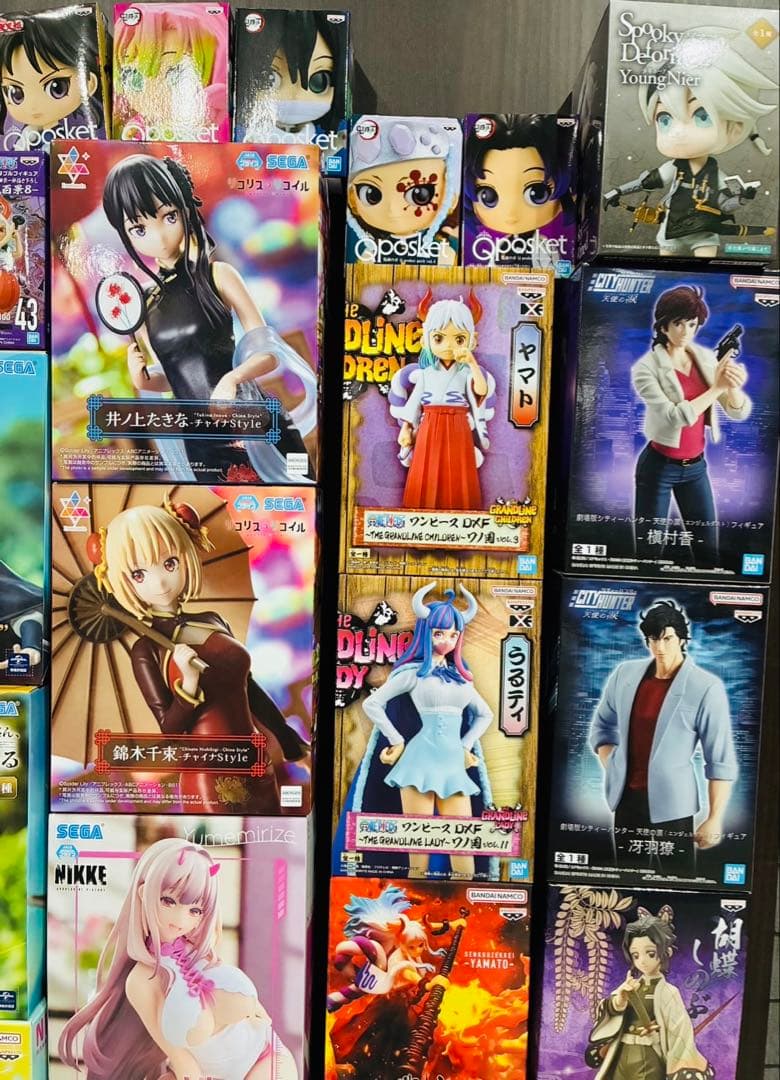 新品・未開封フィギュア 41点まとめ売り 鬼滅、ワンピース、フリーレン等 14