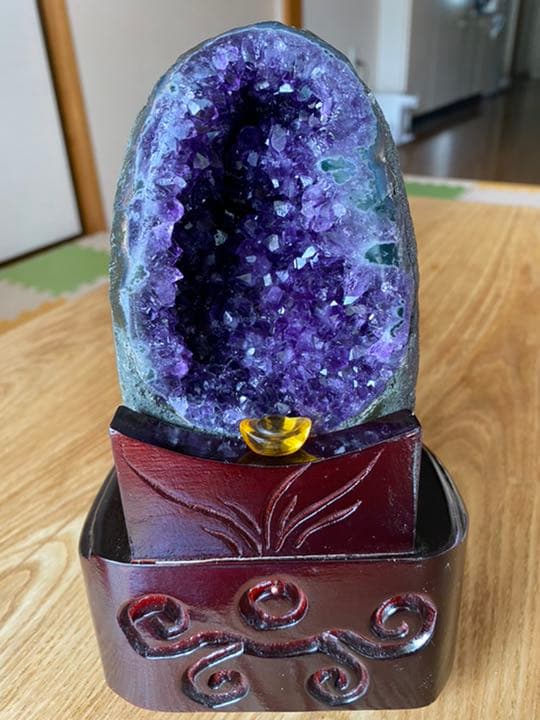 今日特別価格【極上】ウルグアイ產アメジストクラスター原石（除厄納福幸運水晶）