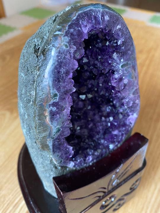 今日特別価格【極上】ウルグアイ產アメジストクラスター原石（除厄納福幸運水晶）