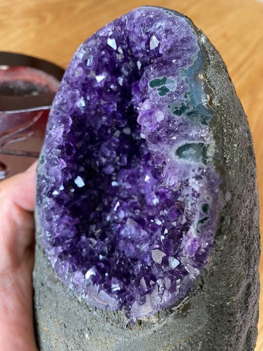 今日特別価格【極上】ウルグアイ產アメジストクラスター原石（除厄納福幸運水晶）