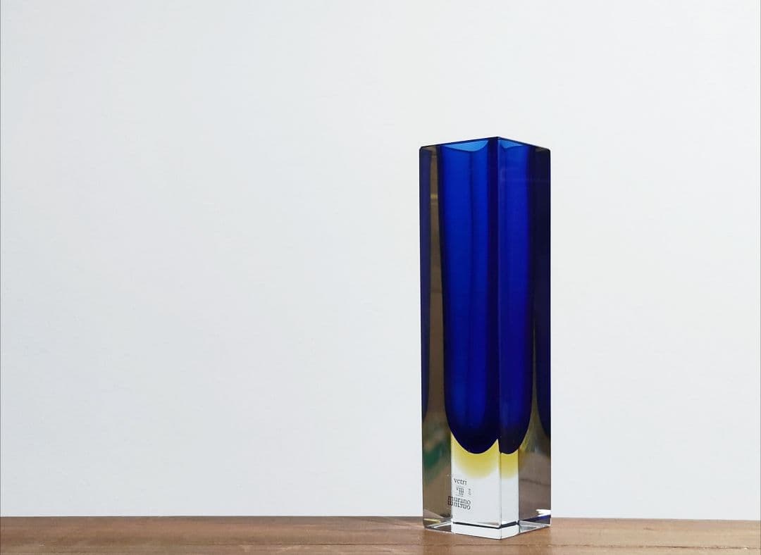 イタリア製 Vetri MURANO ムラーノガラス 花瓶 フラワーベース - メルカリ