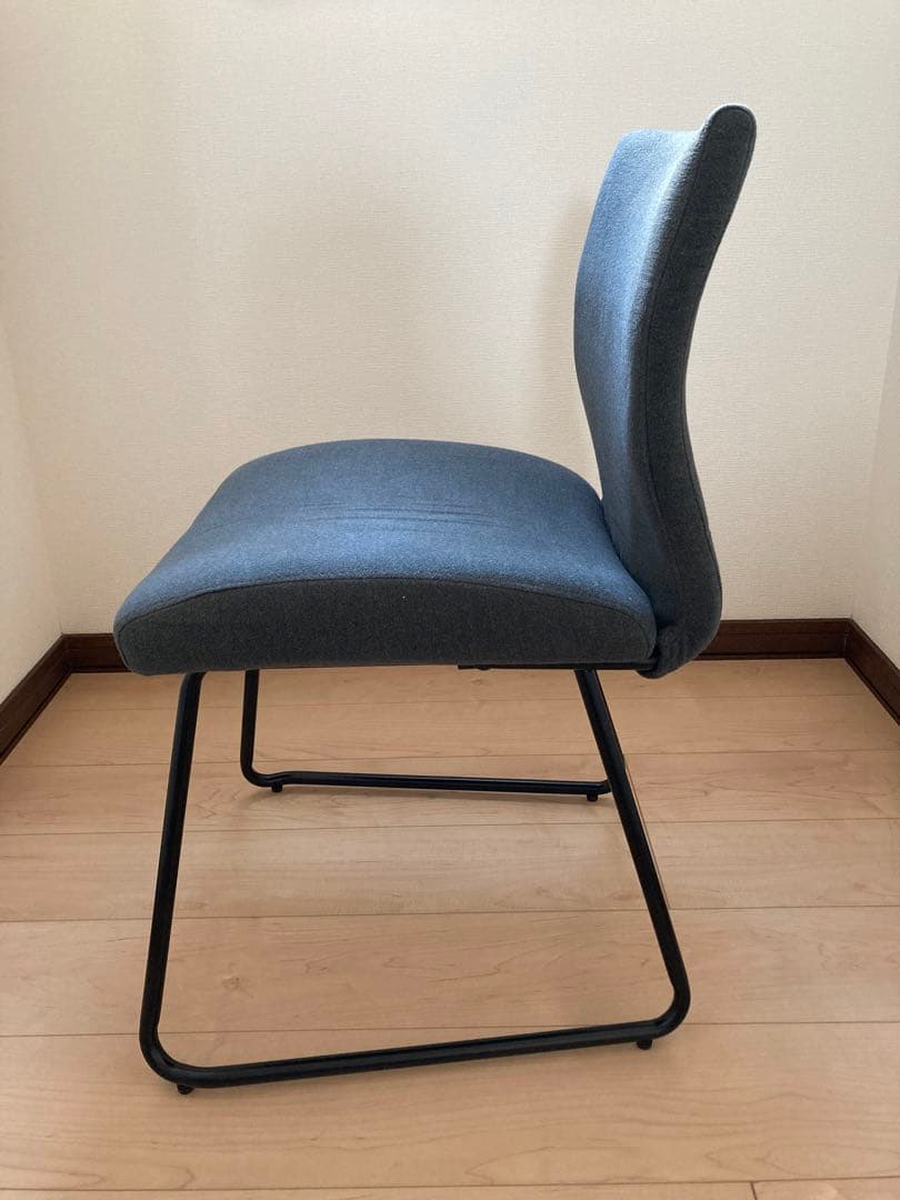 札幌直接渡し ニトリ デスクPLABO N ミドルブラウン＆椅子2点セット