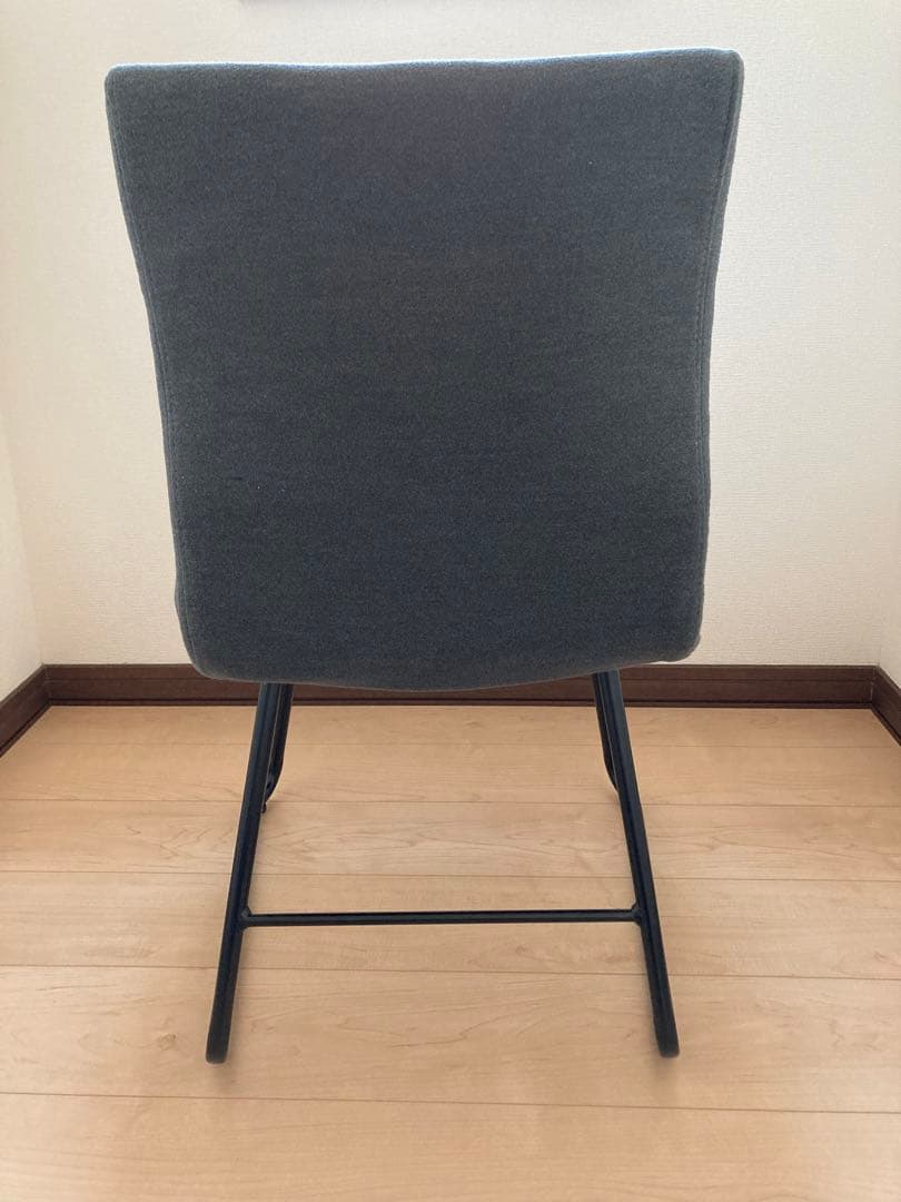 札幌直接渡し ニトリ デスクPLABO N ミドルブラウン＆椅子2点セット