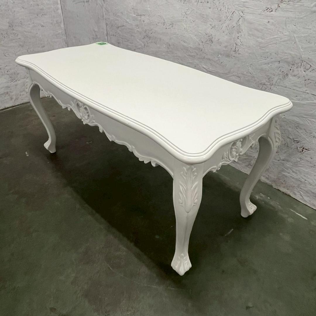 木製 ロココ調 ローテーブル センターテーブル アンティーク ② A0603