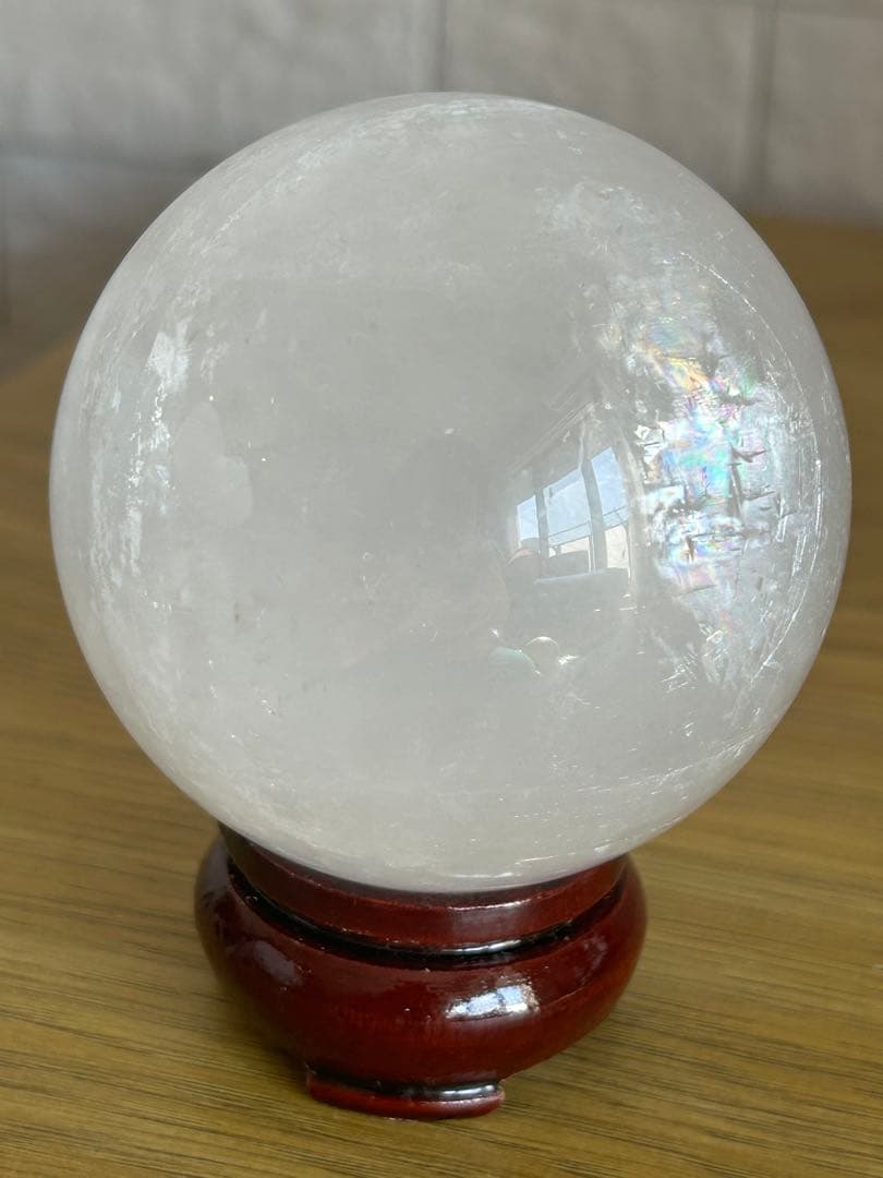 ✨キラキラ✨ホワイトカルサイト　スフィア 69mm 丸玉