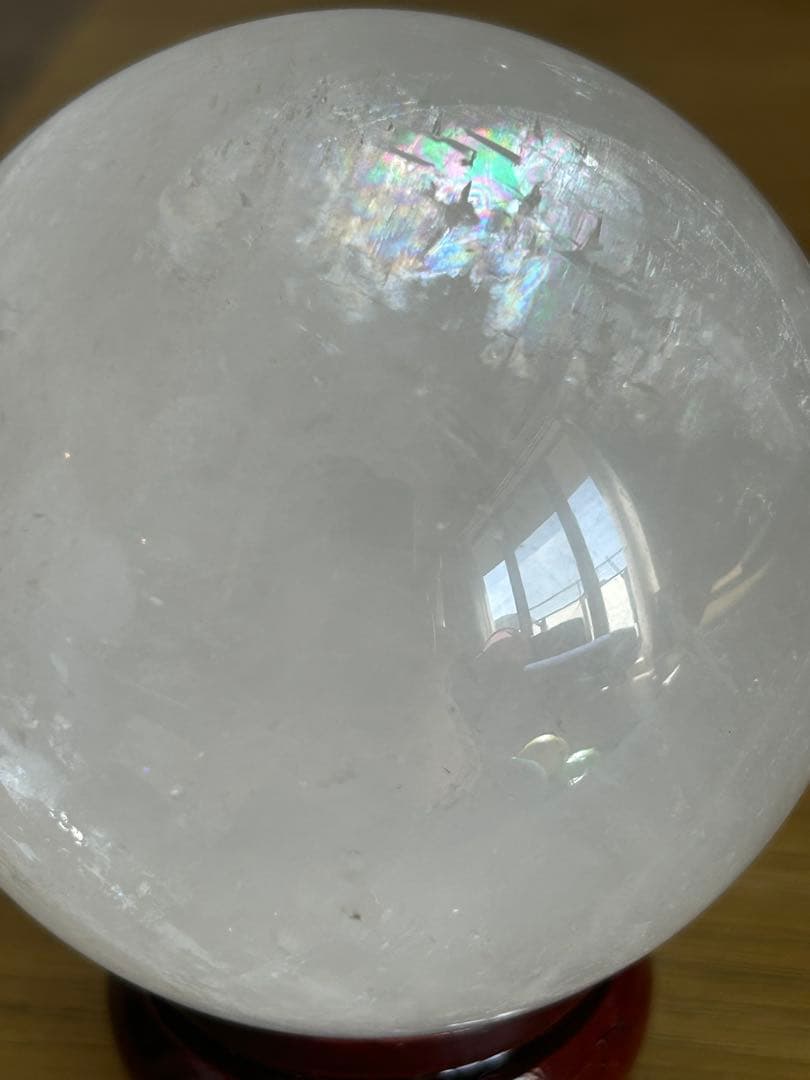 ✨キラキラ✨ホワイトカルサイト　スフィア 69mm 丸玉