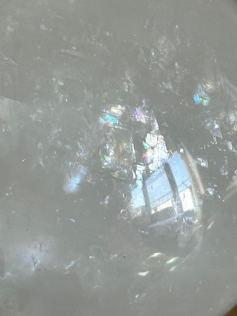 ✨キラキラ✨ホワイトカルサイト　スフィア 69mm 丸玉