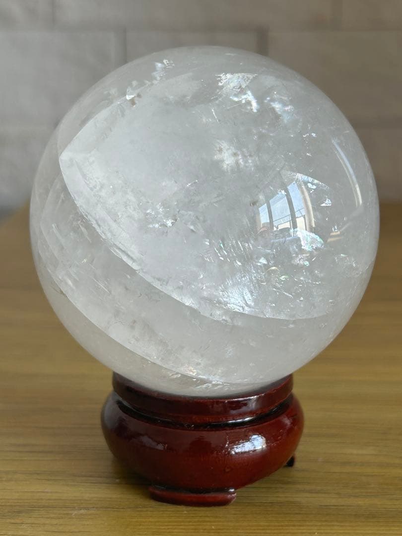 ✨キラキラ✨ホワイトカルサイト　スフィア 69mm 丸玉