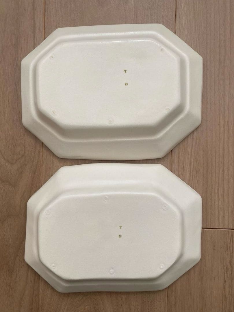 結城智子さん　八角皿　2枚セット