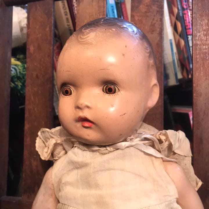 超希少★アンティーク　1900年代　コンポジション赤ん坊ドール人形 ヴィンテージ