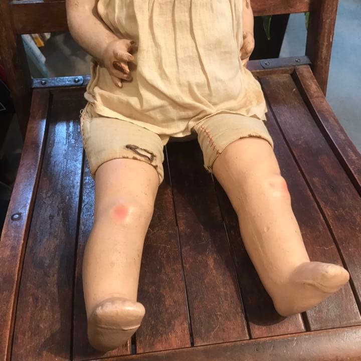 超希少★アンティーク　1900年代　コンポジション赤ん坊ドール人形 ヴィンテージ