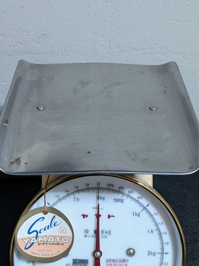 希少 大和製衡 YAMATO SCALE 上皿自動秤 8kg 秤 昭和レトロ