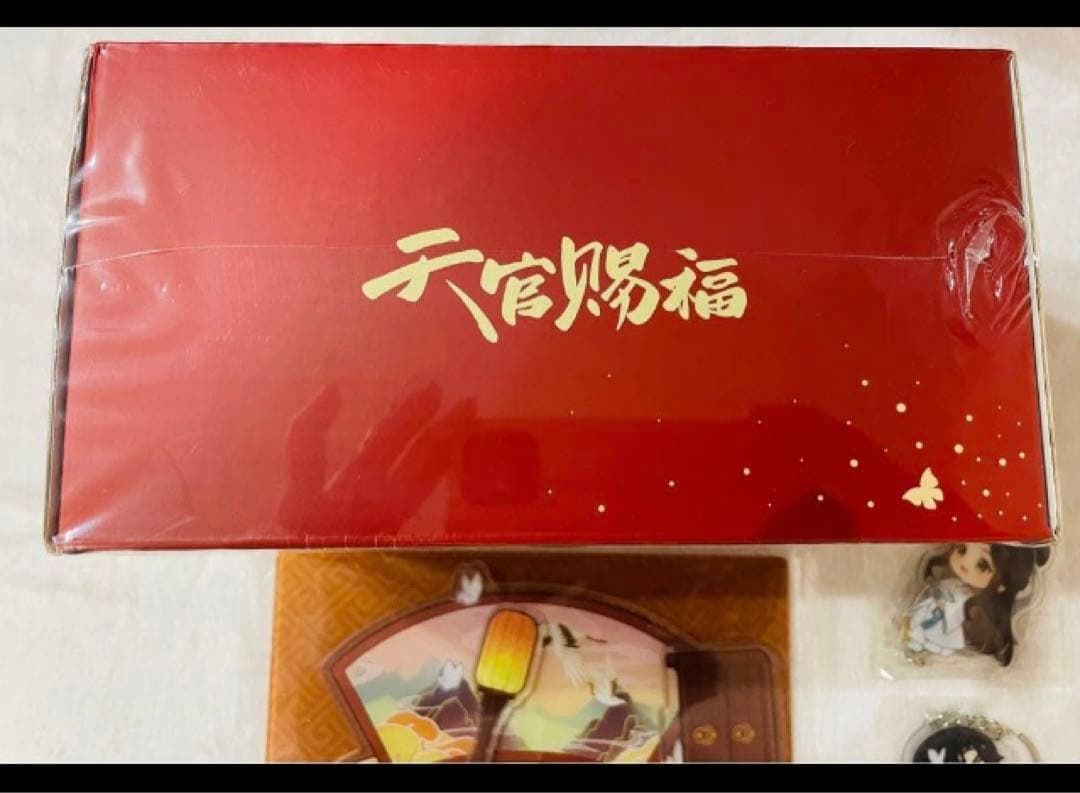 天官赐福 謝怜　花城　三郎 極楽雅宴　完成品Q版フィギュア