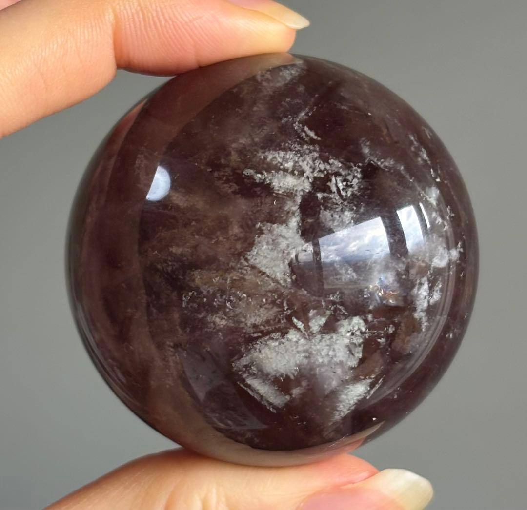 レア　高品質　ダークローズフローライト　スフィア
