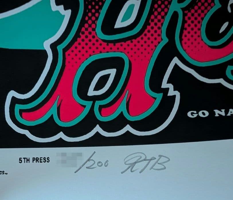 キューティーハニー ロッキンジェリービーン シルクスクリーンポスター