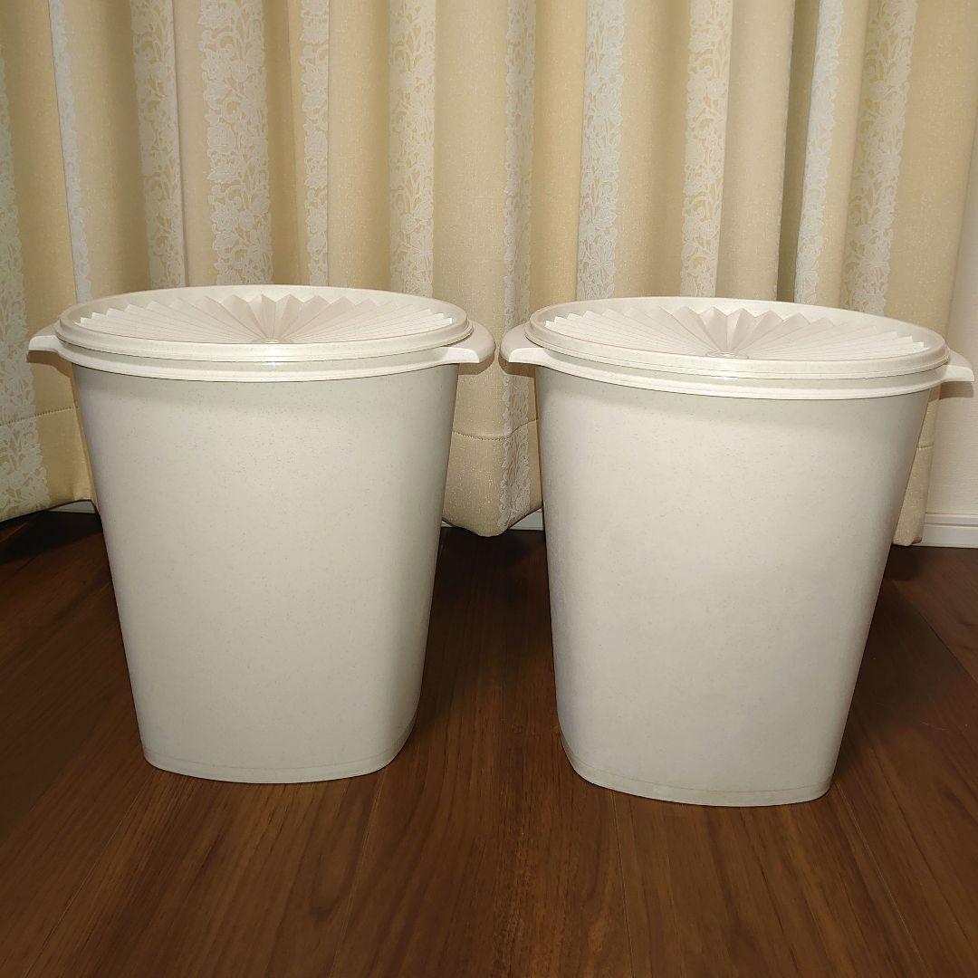 タッパーウェア マキシクイーンデコレーター 11L 2個セット レトロ