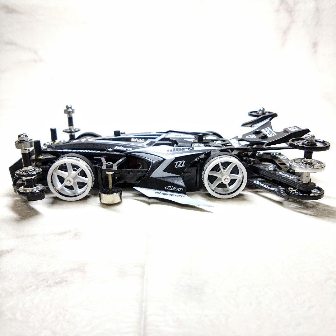 ミニ四駆 完成品 アズール アバンテMKⅢ MSフレキ シロクロ - メルカリ