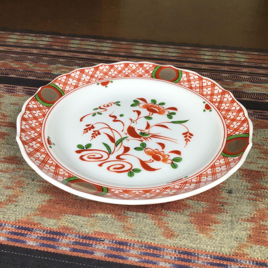 メルうー特価』 たち吉 『赤呉須花鳥』 赤絵金彩 中皿 5枚 大皿 - メルカリ