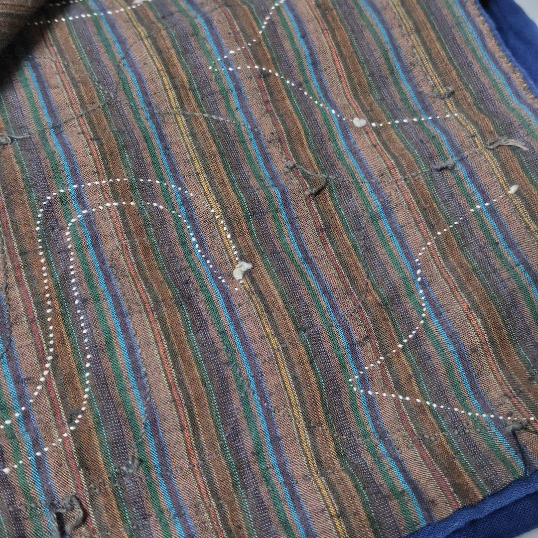 貴重！アイヌ刺繍エプロン/マンタリ（前掛け）【ヴィンテージ】 約104×67cm