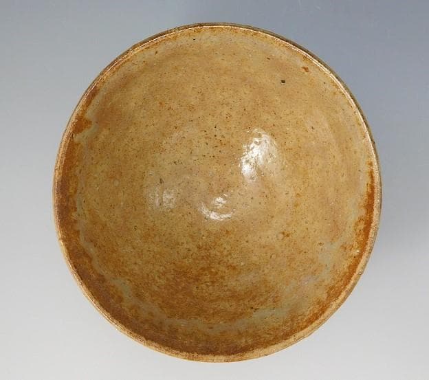 送料込 茶道具 茶碗 野坂康起 萩焼 県無形文化財 共箱 栞