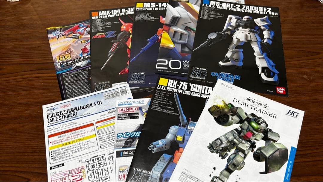 ガンプラ HG RG EG 9点セット