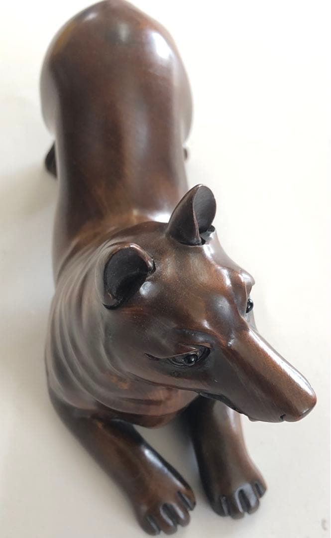 犬十二支イヌアンティーク手作りオブジェインテリアいぬ現品無料発送