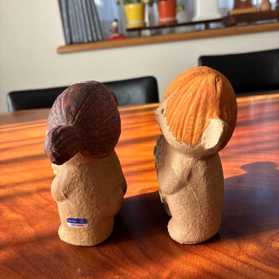リサラーソン　ヴィンテージ　置物　 Adam&Eva アダムとイヴ オブジェ