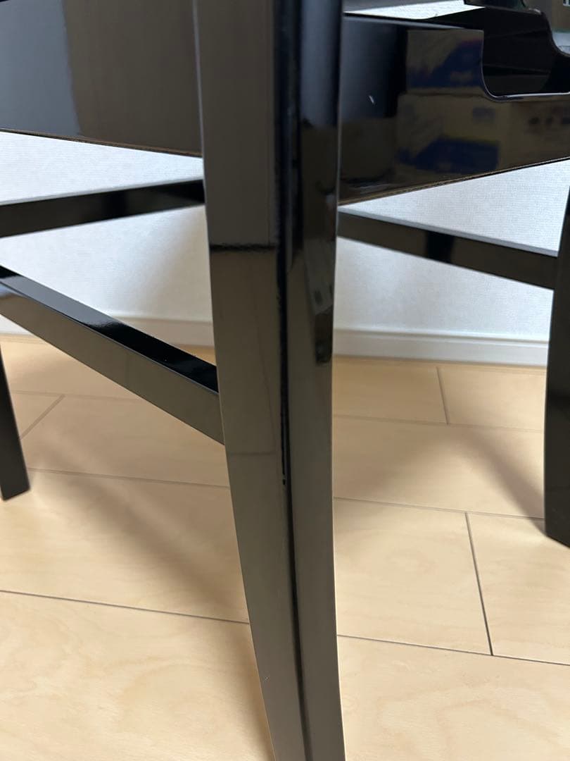 トムソン椅子　ピアノ椅子　黒艶　グランドピアノ　アップライトピアノ