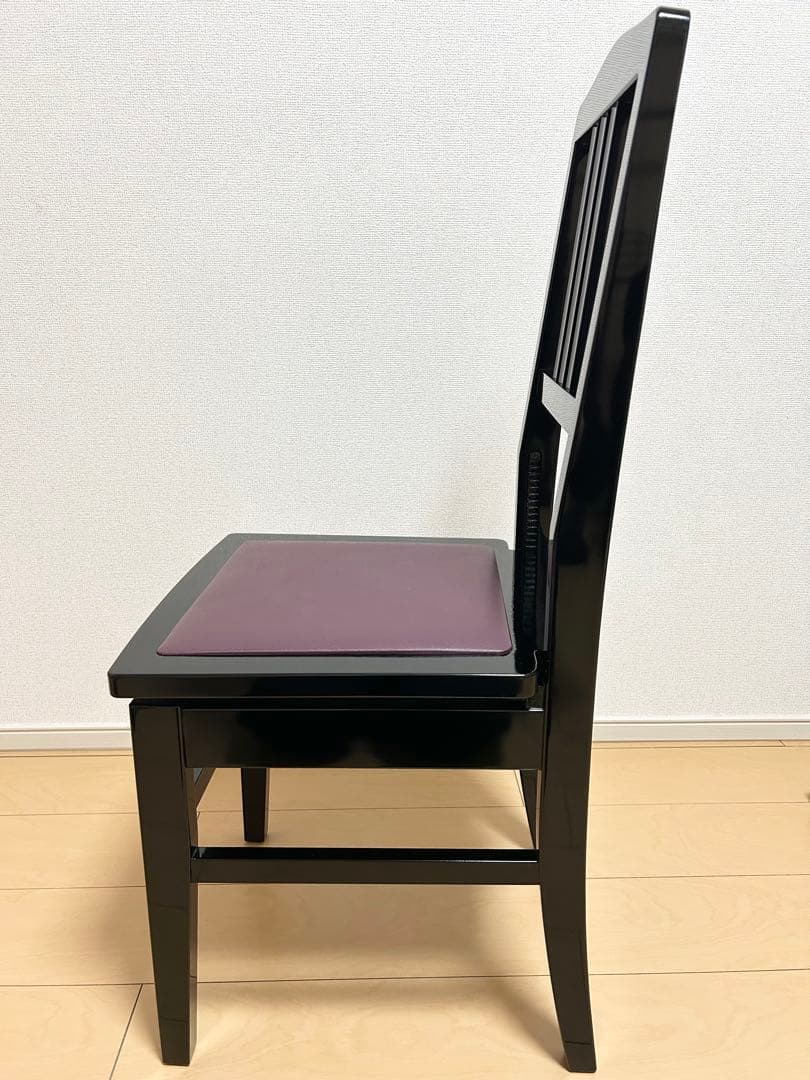トムソン椅子　ピアノ椅子　黒艶　グランドピアノ　アップライトピアノ
