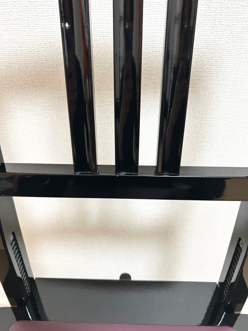 トムソン椅子　ピアノ椅子　黒艶　グランドピアノ　アップライトピアノ