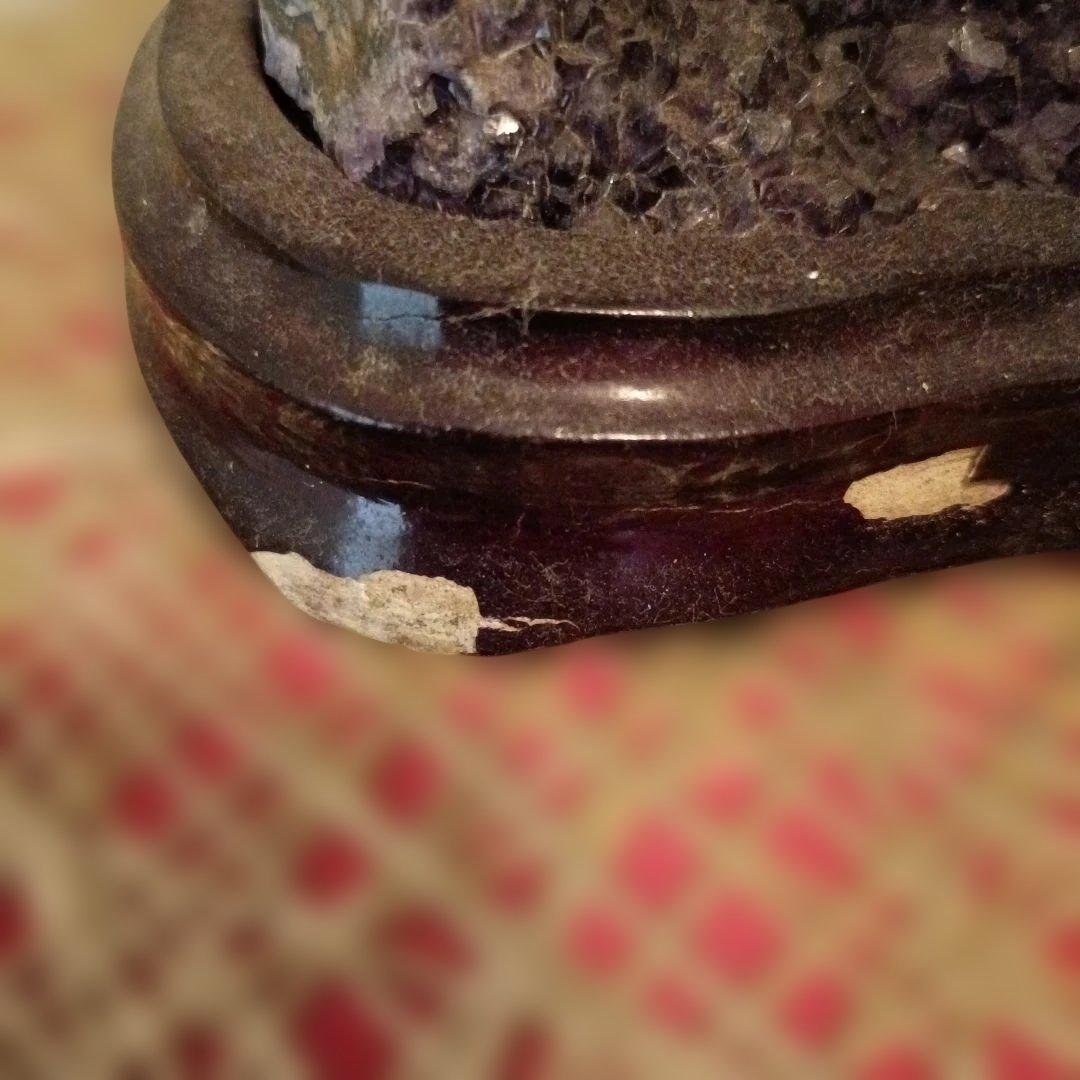 アメジストの置物 自然石