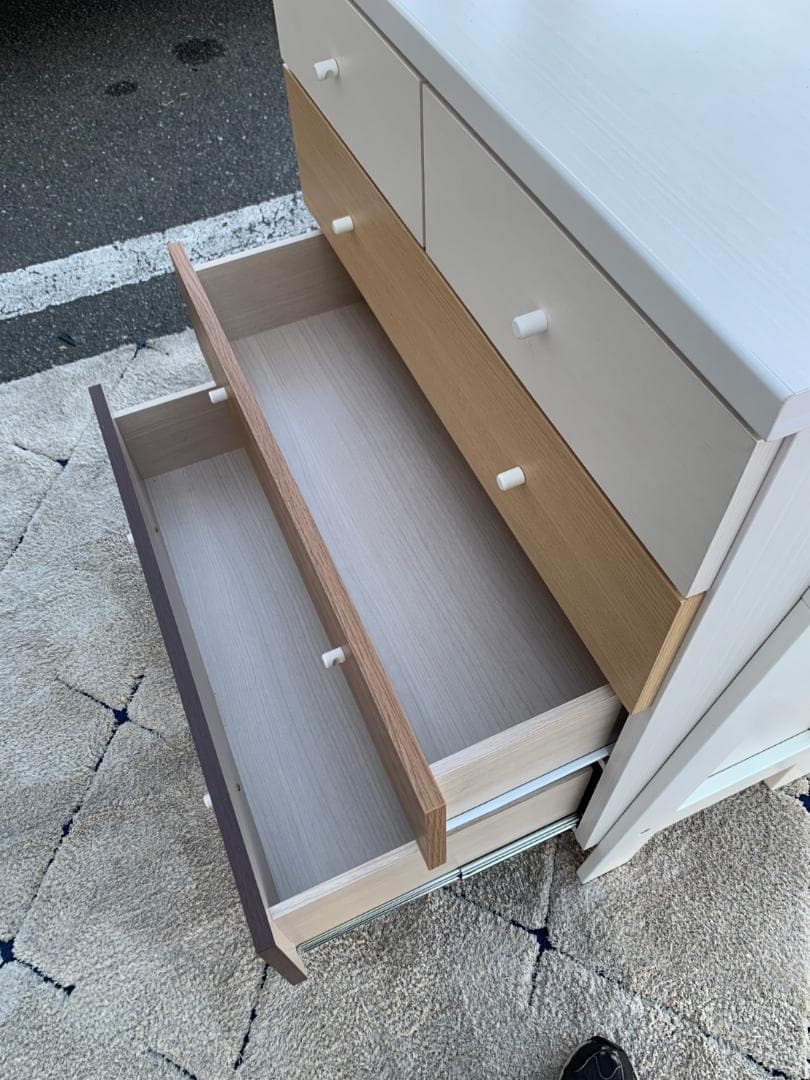 福岡市限定】チェストラック ニトリ ランダム2 80 83.2×40×175 - メルカリ