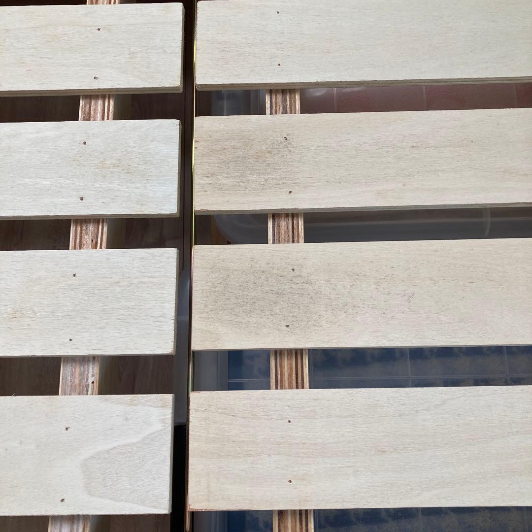 頑丈ロングベッドフレーム　ニトリ　すのこベット