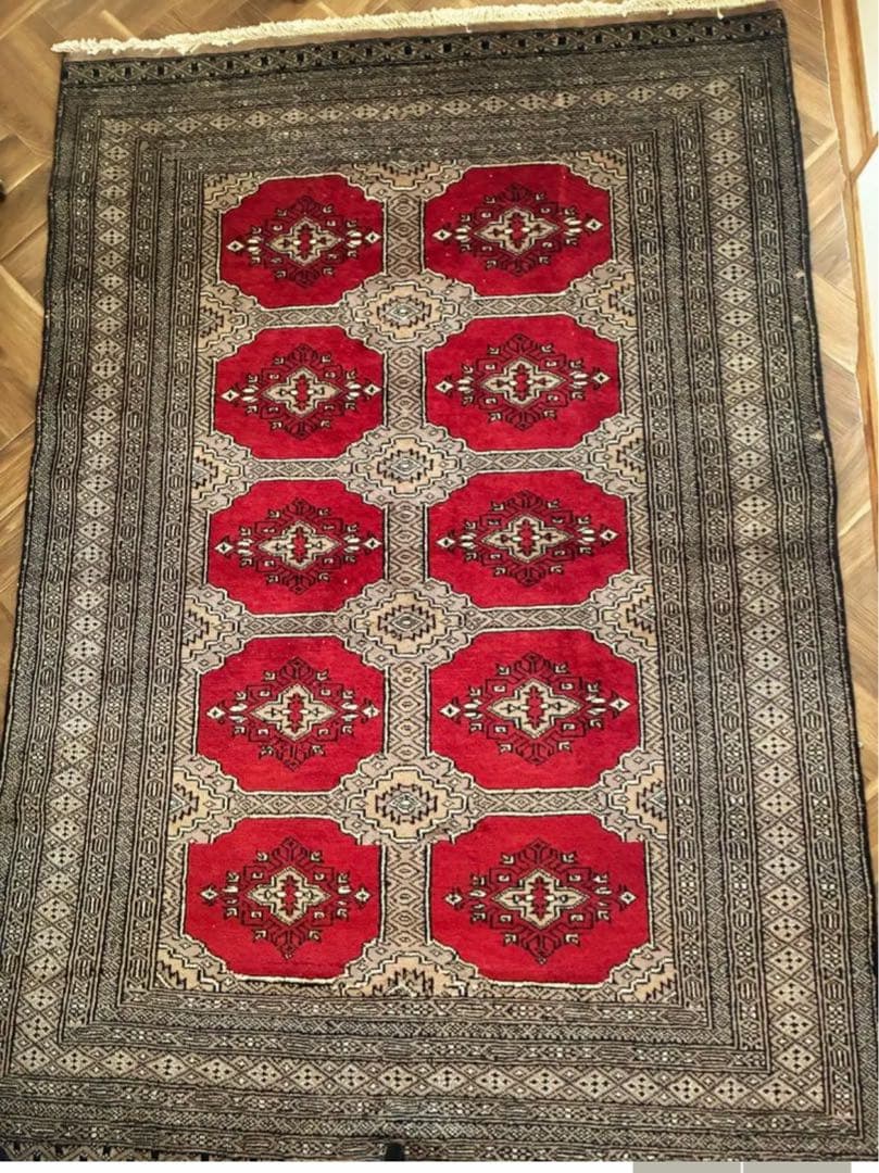 ビンテージラグ 167✖️115 パキスタン 値下げ可 - メルカリ