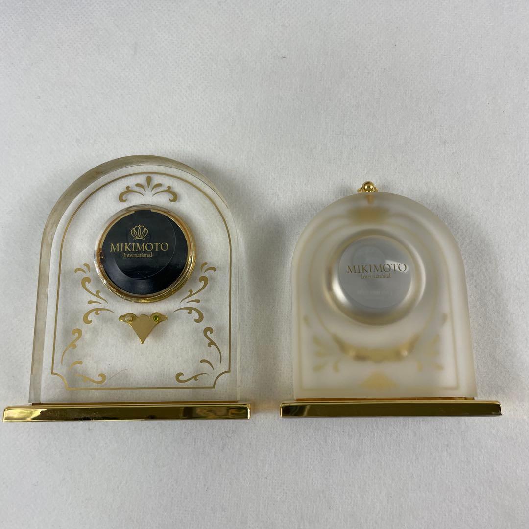 MIKIMOTO/置き時計、フォトフレーム、コスメポーチ、ノベルティ品、10点